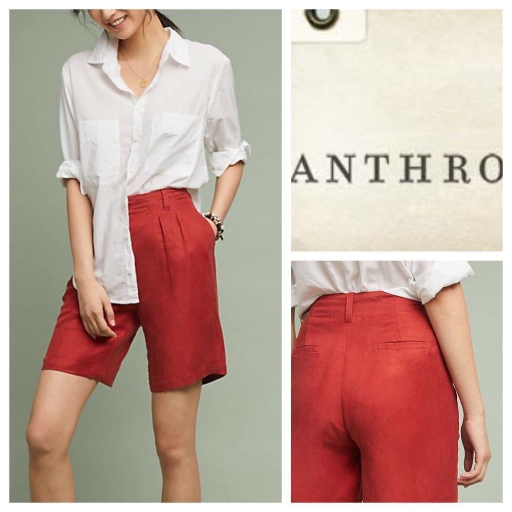 anthropologie Coastline Bermuda Shorts - Picture 2 of 5